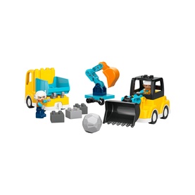 Duplo&reg; 3 in 1 Construction Vehicles Toys