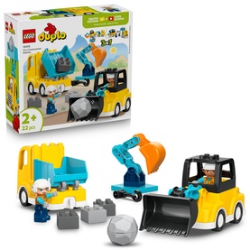 Duplo&reg; 3 in 1 Construction Vehicles Toys