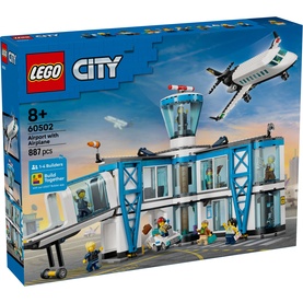 City Airport with Airplane Set