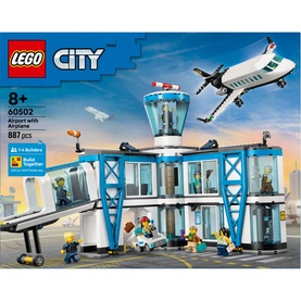 City Airport with Airplane Set