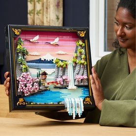 Art Japanese Cherry Blossom Landscape Wall Art