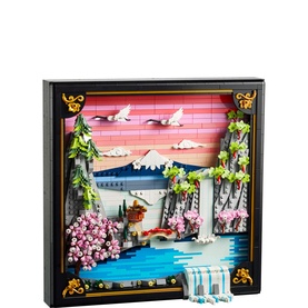 Art Japanese Cherry Blossom Landscape Wall Art