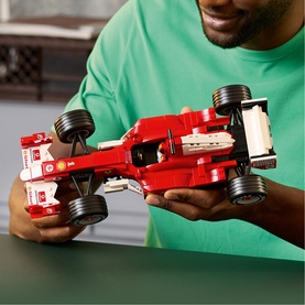 Icons Ferrari F2004 & Michael Schumacher Model Building Set for Adults