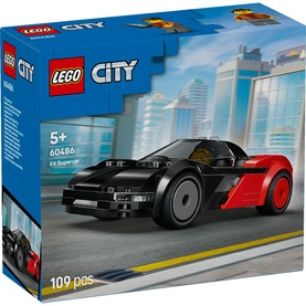 LEGO&reg; City EV Supercar Toy Building Kit and Mini Figure