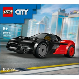LEGO&reg; City EV Supercar Toy Building Kit and Mini Figure