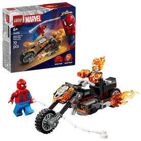 Marvel Spider-Man vs. Ghost Rider Motorcycle Set