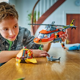 LEGO&reg; City Coast Guard Helicopter Toy Building Set