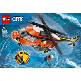 LEGO&reg; City Coast Guard Helicopter Toy Building Set