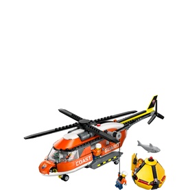 LEGO&reg; City Coast Guard Helicopter Toy Building Set