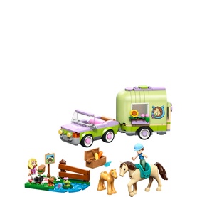 LEGO&reg; Friends Horse & Baby Foal Trailer Toy Set