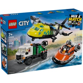 LEGO&reg; City Airplane, Service Truck & Hovercraft Remix