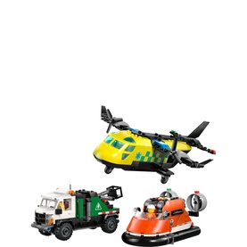LEGO&reg; City Airplane, Service Truck & Hovercraft Remix