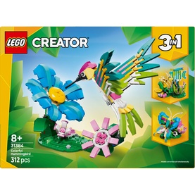 LEGO&reg; Creator 3-in-1 Wild Animals: Colourful Hummingbird D&eacute;cor
