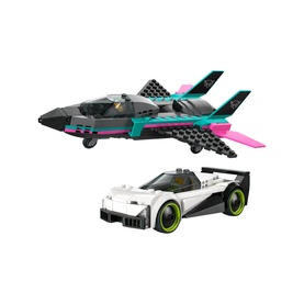 LEGO&reg; City Jet vs. Car Toy Cars and Jet Toy Playset