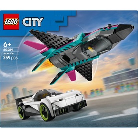 LEGO&reg; City Jet vs. Car Toy Cars and Jet Toy Playset
