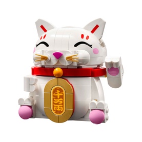 Lucky Cat Good Luck Decor Piece Building Kit