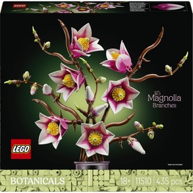 Botanicals Magnolia Branches Flower D&eacute;cor Building Set for Adults