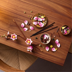 Botanicals Magnolia Branches Flower D&eacute;cor Building Set for Adults