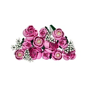 Botanicals: Bouquet of Pink Roses Building Set for Adults