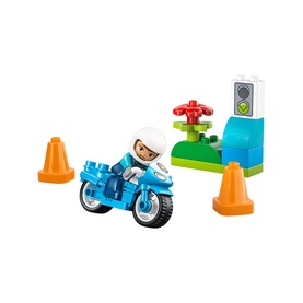 LEGO&reg; DUPLO&reg; Town Blue Police Motorcycle Playset