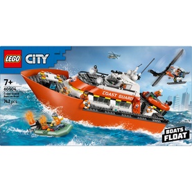 LEGO&reg; City Coast Guard Rescue Boat & Helicopter Playset