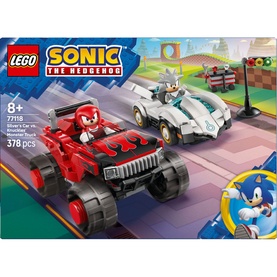 LEGO&reg; Sonic the Hedgehog&trade; Silver's Car vs. Knuckles' Monster Truck