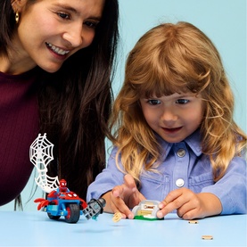 LEGO&reg; Marvel Spidey And His Amazing Friends Spidey on his Motorcycle vs. Rhino