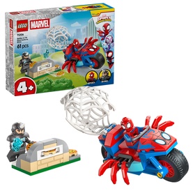 LEGO&reg; Marvel Spidey And His Amazing Friends Spidey on his Motorcycle vs. Rhino
