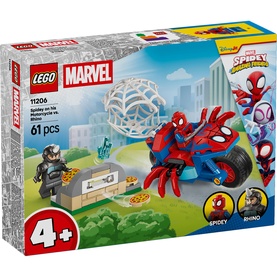 LEGO&reg; Marvel Spidey And His Amazing Friends Spidey on his Motorcycle vs. Rhino