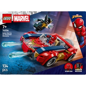 Marvel Spider-Man Car vs. Venomized Wolverine Set