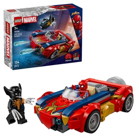 Marvel Spider-Man Car vs. Venomized Wolverine Set