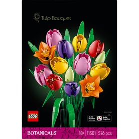 Botanicals Tulip Bouquet Flower Decor Set