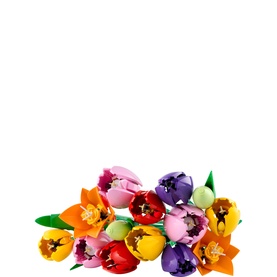 Botanicals Tulip Bouquet Flower Decor Set