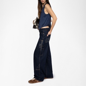 Emaux Satin Waistcoat Top