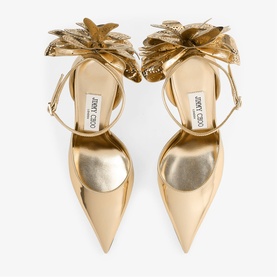 Marja 100 Floral Corsage Heeled Sandals