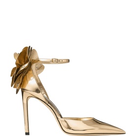 Marja 100 Floral Corsage Heeled Sandals