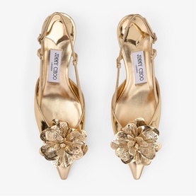 Mimmi 50 Floral Corsage Slingbacks