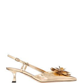 Mimmi 50 Floral Corsage Slingbacks