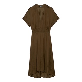 Riaz Solid Flared Dress