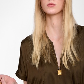Riaz Solid Flared Dress