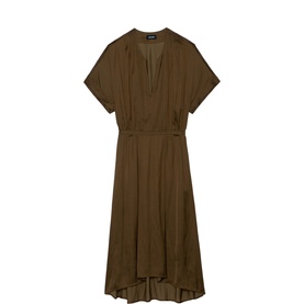 Riaz Solid Flared Dress