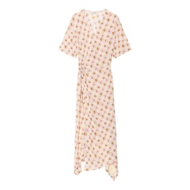 Reforme Floral Wrap Dress
