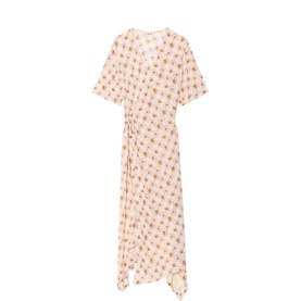 Reforme Floral Wrap Dress