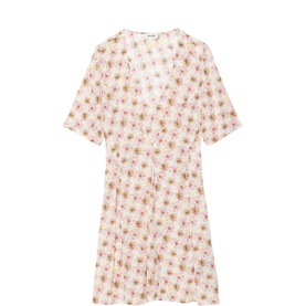 Rodalas Floral Flared Dress
