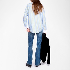 Morning Oversized Striped Shirt