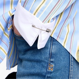 Morning Oversized Striped Shirt