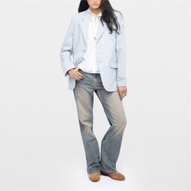 Vanille Single-Breasted Blazer