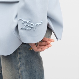 Vanille Single-Breasted Blazer