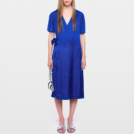 Reforme Asymmetric Wrap Dress