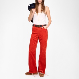 Evy Wide Leg Corduroy Trousers
